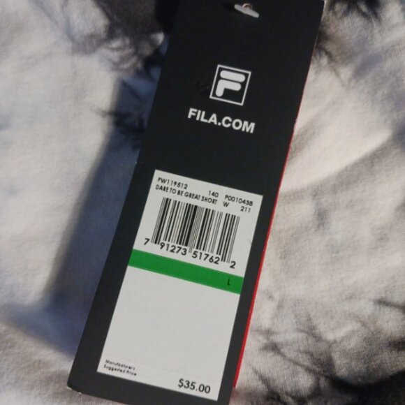 FILA Women's shorts Size Large Dare To Be Great Training shorts French Terry NWT - Picture 8 of 11